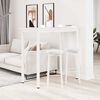 vidaXL Table de bar Blanc 110 x 55 x 105 cm Bois de pin massif