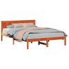 vidaXL Cadre de lit Marron 160 x 200 cm Bois de pin massif