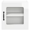 vidaXL Armoire de cuisine 2 pcs Blanc brillant 40 x 31 x 40 cm