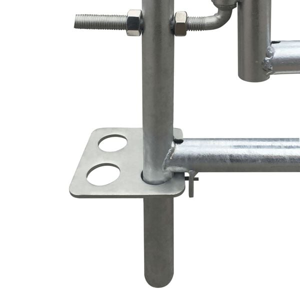 vidaXL Bergerie 4 panneaux Acier galvanis&eacute; 137 x 137 x 92 cm