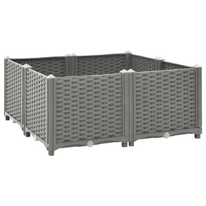 vidaXL Lit sur&eacute;lev&eacute; 80x80x38 cm Polypropyl&egrave;ne