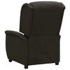 vidaXL Fauteuil de massage Taupe Tissu