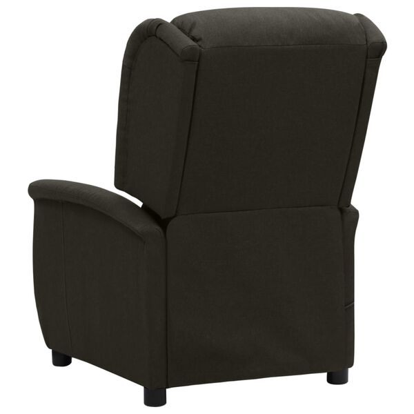 vidaXL Fauteuil de massage Taupe Tissu