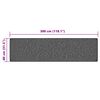 vidaXL Tapis int&eacute;rieur ext&eacute;rieur &agrave; poils courts 80x300 cm antid&eacute;rapant
