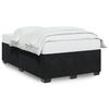 vidaXL Cadre de lit sans matelas noir 120x200 cm velours