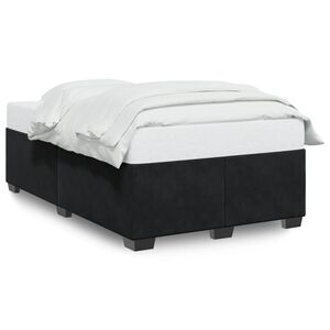 vidaXL Cadre de lit sans matelas noir 120x200 cm velours
