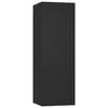 vidaXL Ensemble de meubles TV 5 pcs Noir Bois d'ingénierie