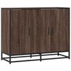 vidaXL Buffet ch&ecirc;ne marron 94x35x76 cm bois d'ing&eacute;nierie