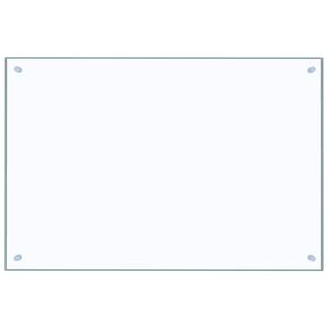 vidaXL Dosseret de cuisine Transparent 90x60 cm Verre tremp&eacute;
