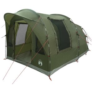 vidaXL Tente tunnel Vert olive 400 x 260 x 200 cm Polyester et Acier