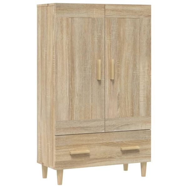vidaXL Buffet haut Ch&ecirc;ne sonoma 70x31x115 cm Bois d'ing&eacute;nierie