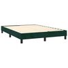vidaXL Sommier &agrave; lattes de lit avec matelas LED Vert fonc&eacute; 140x200 cm