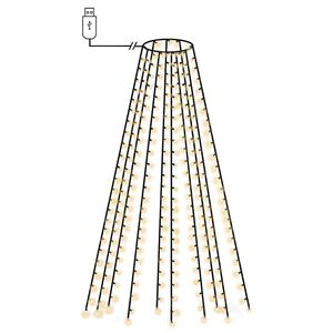 vidaXL Guirlande lumineuse filet d'arbre de No&euml;l 250 LED 250 cm