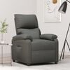 vidaXL Fauteuil inclinable Gris foncé Tissu