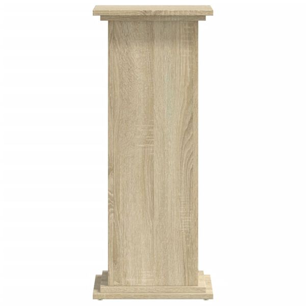 vidaXL Support pour plantes chêne sonoma 33x33x80 cm bois d'ingénierie