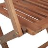 vidaXL Chaises pliables de jardin lot de 4 avec coussins Bois d'acacia