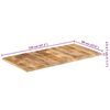 vidaXL Dessus de table bois de manguier solide 25-27 mm 120x60 cm