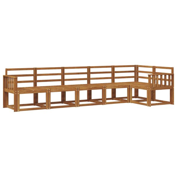 vidaXL Ensemble de canap&eacute;s d'ext&eacute;rieur 6 pcs Naturel