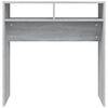 vidaXL Table console Sonoma gris 78x30x80 cm Bois d'ingénierie