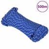 vidaXL Corde de bateau Bleu 5 mm 500 m Polypropyl&egrave;ne