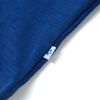 T-shirt pour enfants avec manches courtes bleu foncé 128