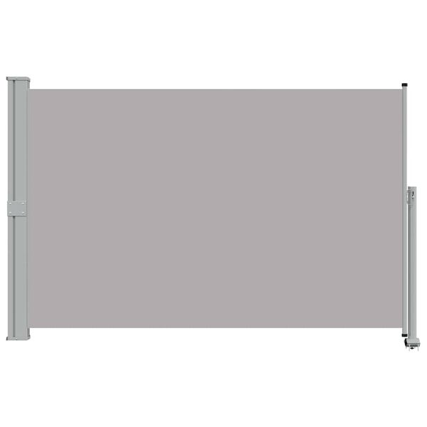 vidaXL Auvent lat&eacute;ral r&eacute;tractable de patio 160 x 300 cm Gris