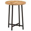 vidaXL Table basse 35x35x45 cm bois de manguier solide et fer