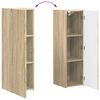 vidaXL Ensemble meuble TV 4 pcs Ch&ecirc;ne Sonoma Bois d'ing&eacute;nierie
