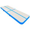 vidaXL Tapis gonflable de gymnastique avec pompe 300x100x20cm PVC Bleu