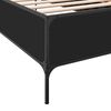 vidaXL Cadre de lit sans matelas noir 90x200 cm