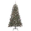 vidaXL Sapin de No&euml;l artificiel Vert 180 cm PVC, plastique et acier