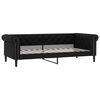 vidaXL Lit de jour sans matelas noir 90x200 cm similicuir