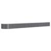 vidaXL Lit sur&eacute;lev&eacute; de jardin Acier galvanis&eacute; Anthracite