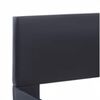 vidaXL Cadre de lit avec LED sans matelas noir 140x200 cm