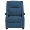 vidaXL Fauteuil électrique de massage Bleu Tissu