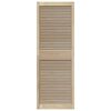 vidaXL Porte de Cabinet avec porte 4 pcs Naturel 140.5 x 2 x 59.5 cm