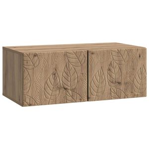 vidaXL Meuble TV mural 59,5 x 41 x 30 cm Ch&ecirc;ne artisanal