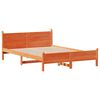 vidaXL Cadre de lit sans matelas cire marron 160x200cm bois pin massif