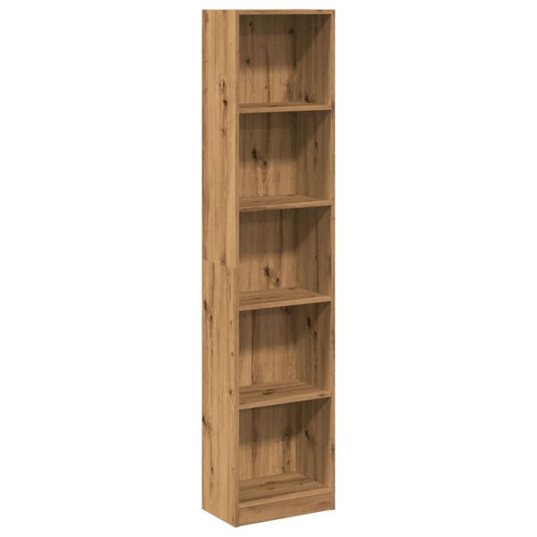 vidaXL Biblioth&egrave;que Ch&ecirc;ne Artisian 40x24x176 cm Bois d'ing&eacute;nierie