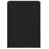 vidaXL Porte-parapluie Ch&ecirc;ne noir 40 x 20 x 55,5 cm Bois d'ing&eacute;nierie