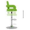 vidaXL Tabouret de bar Vert Similicuir