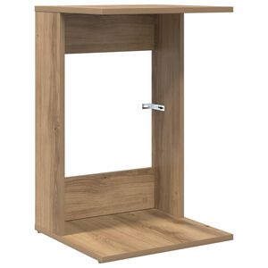 vidaXL Table d'appoint Ch&ecirc;ne artisanal 40 x 38 x 62,5 cm