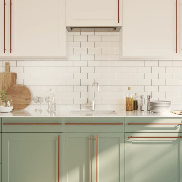 vidaXL Poign&eacute;es d'armoire 10 pcs bronze 480 mm acier inoxydable