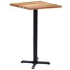 vidaXL Pied de table de bistro Noir 56x56x107 cm Fonte