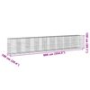 vidaXL Panier gabion avec couvercle 900x100x150 cm fer galvanis&eacute;