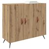 vidaXL Buffet Ch&ecirc;ne artisanal 89,5 x 34 x 80 cm Bois d'ing&eacute;nierie