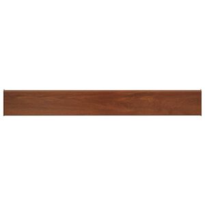 vidaXL Appui de fen&ecirc;tre Bois marron 60 x 10 x 4,5 cm PVC