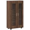 vidaXL Buffet Ch&ecirc;ne brun 55,5 x 29 x 103 cm Bois d'ing&eacute;nierie