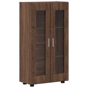 vidaXL Buffet FLORIN Ch&ecirc;ne brun 55,5 x 29 x 100 cm Bois d'ing&eacute;nierie