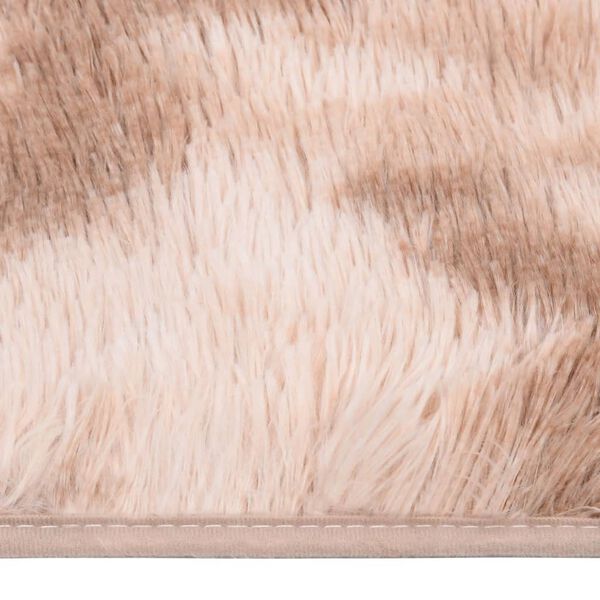 vidaXL Tapis &agrave; poils longs Cr&egrave;me 200x140 cm